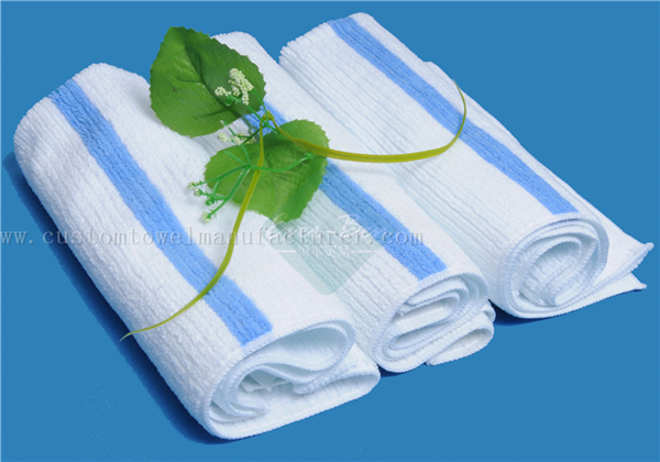China EverBen Custom Cotton white hand towels in bulk ISO Audit Towels Factory